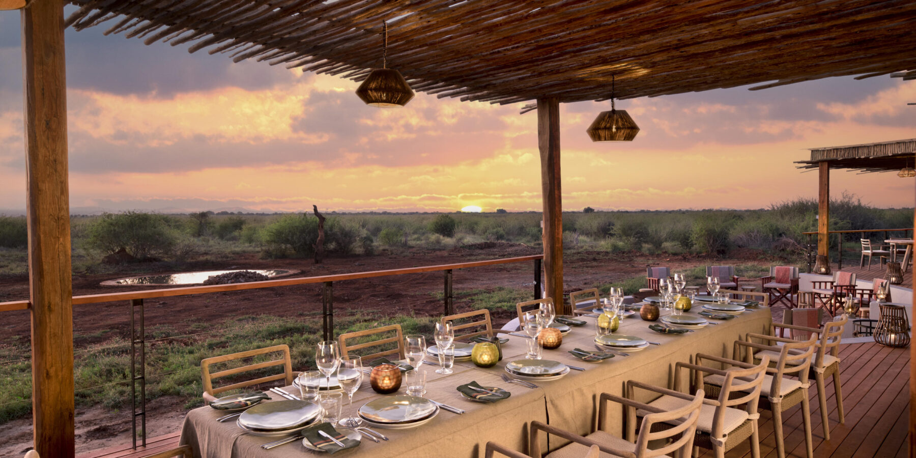 Morukuru Farm House Viewing deck