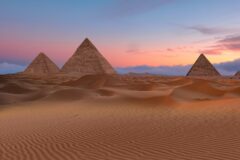 PYRAMIDS OF GIZA shutterstock_2426778901