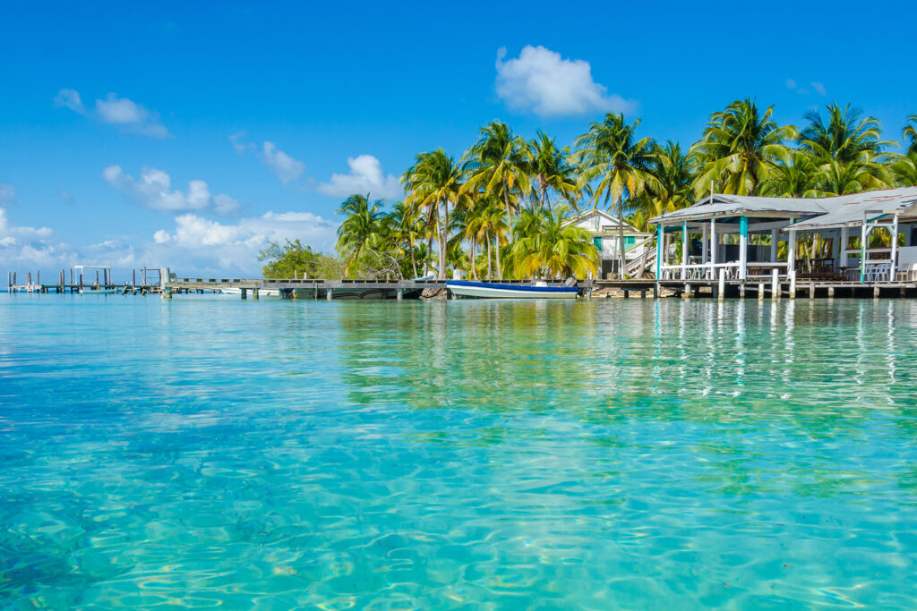 Belize,Cayes,-,Small,Tropical,Island,At,Barrier,Reef,With