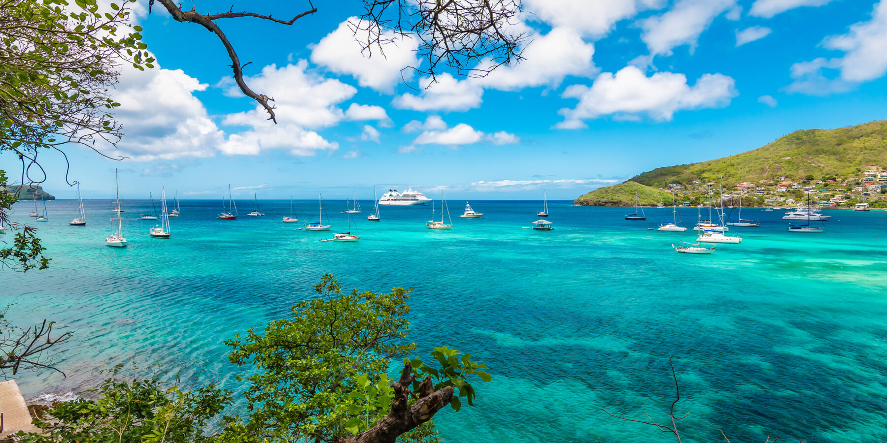 Beautiful,Landscape,Of,Admiralty,Bay,In,Bequia.