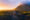 Panorama,Of,A,Gravel,Road,At,A,Golden,Sunset,With