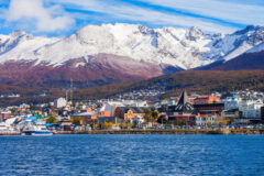 Ushuaia,Aerial,View.,Ushuaia,Is,The,Capital,Of,Tierra,Del