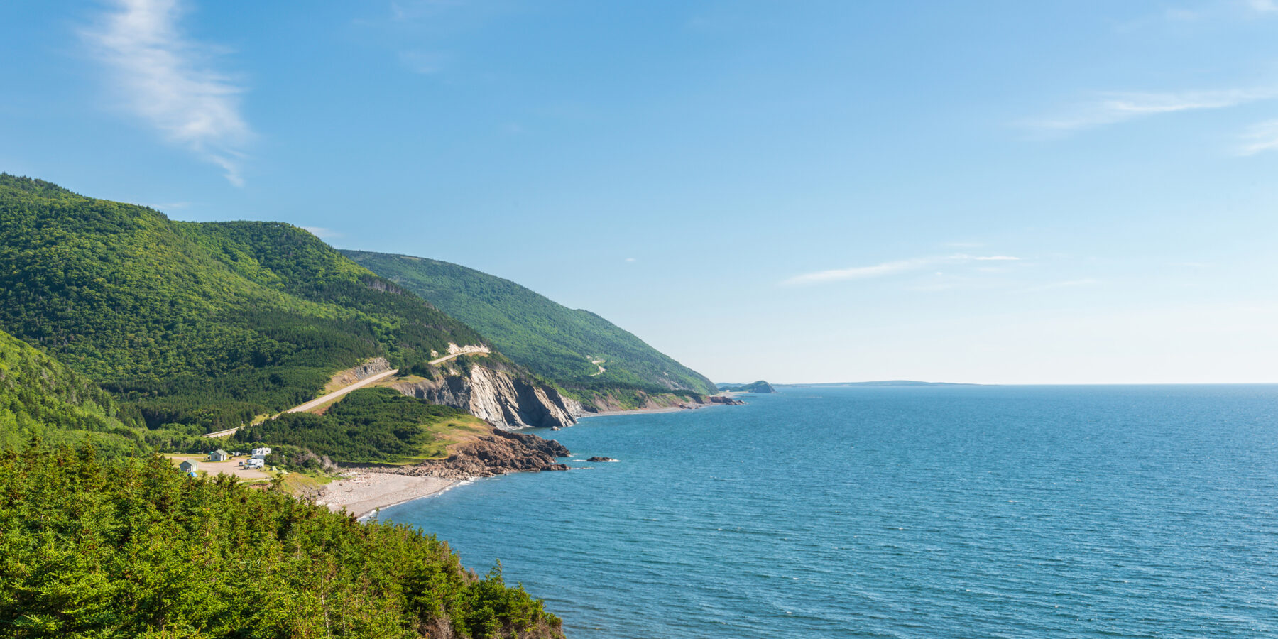 Coastal,Scene,On,The,Cabot,Trail,(cape,Breton,,Nova,Scotia,