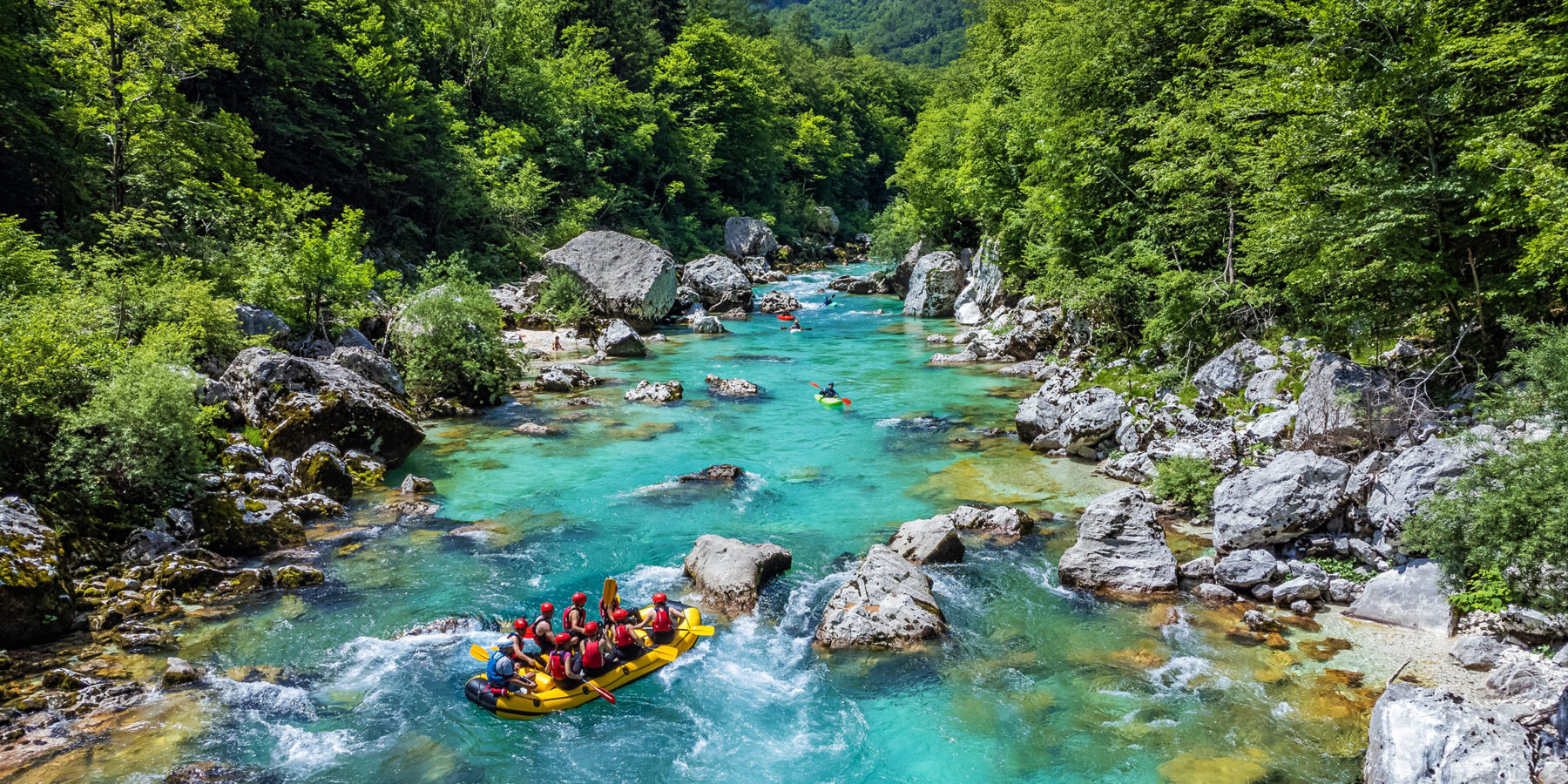 Soca,Valley,,Slovenia,-,Aerial,View,Of,The,Emerald,Alpine