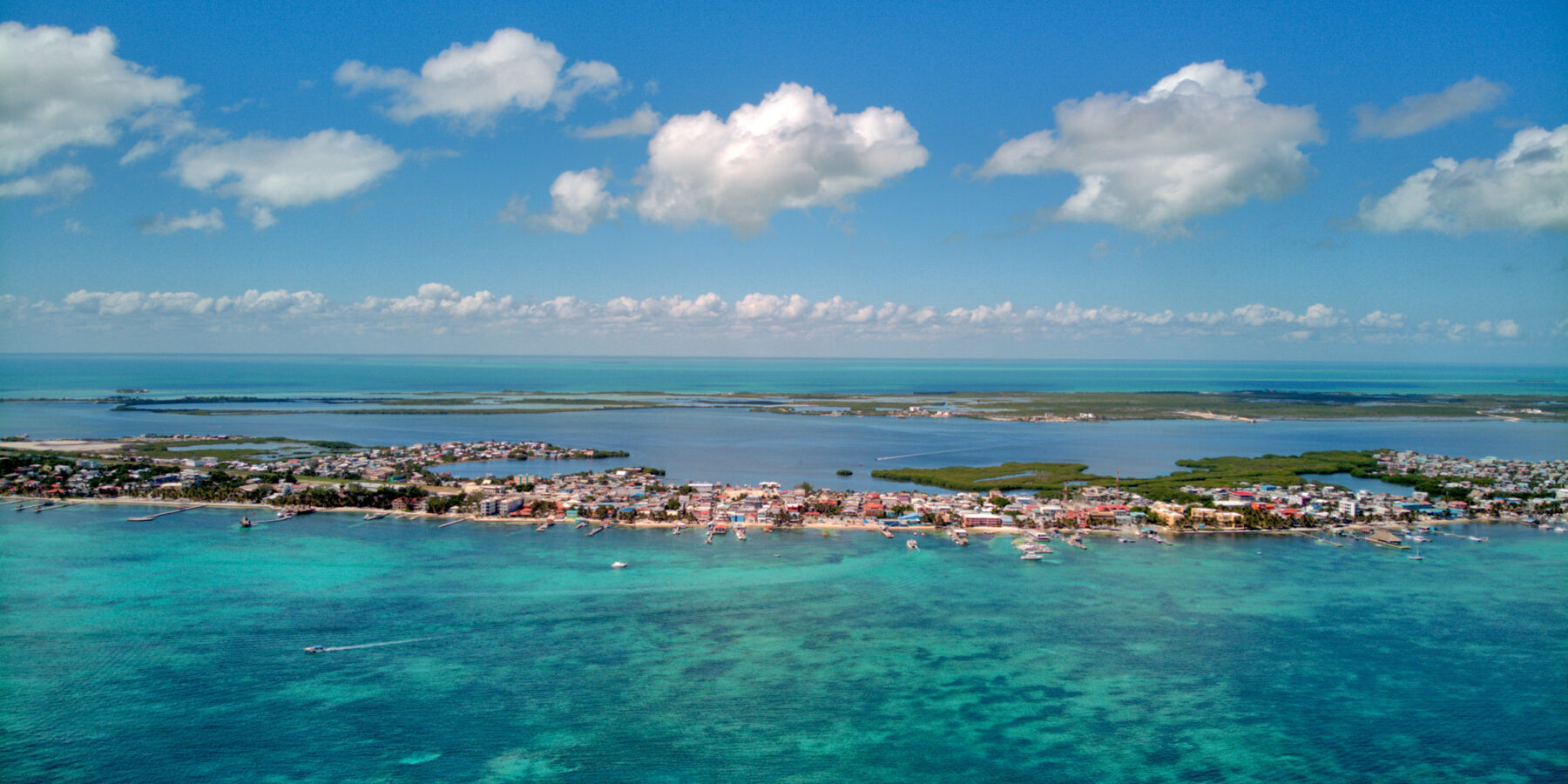 San,Pedro,,Belize,Drone,Photo,Panorama