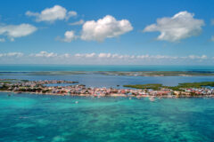 San,Pedro,,Belize,Drone,Photo,Panorama
