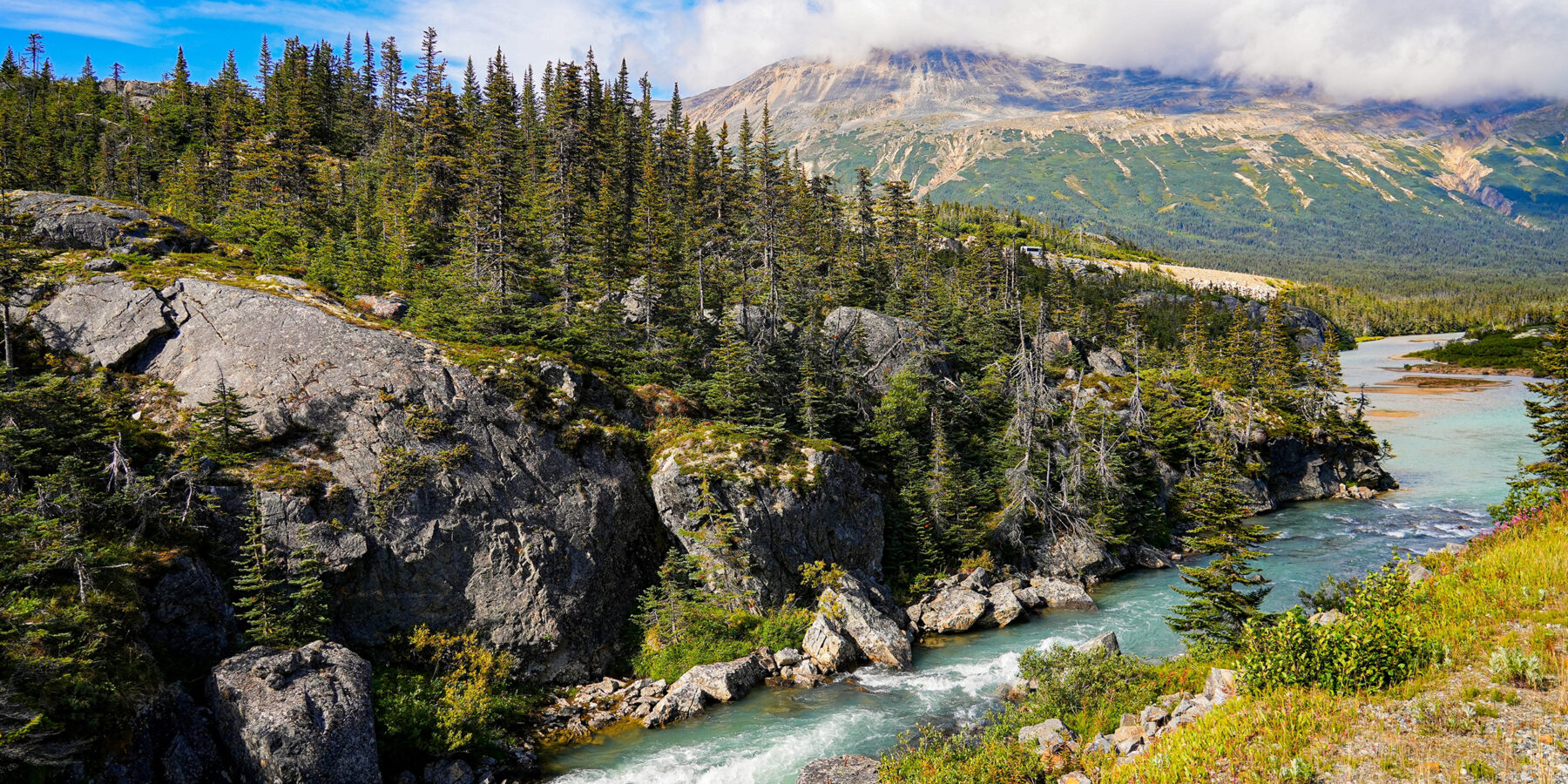 Wild,River,In,The,Chilkoot,Trail,National,Historic,Site,In