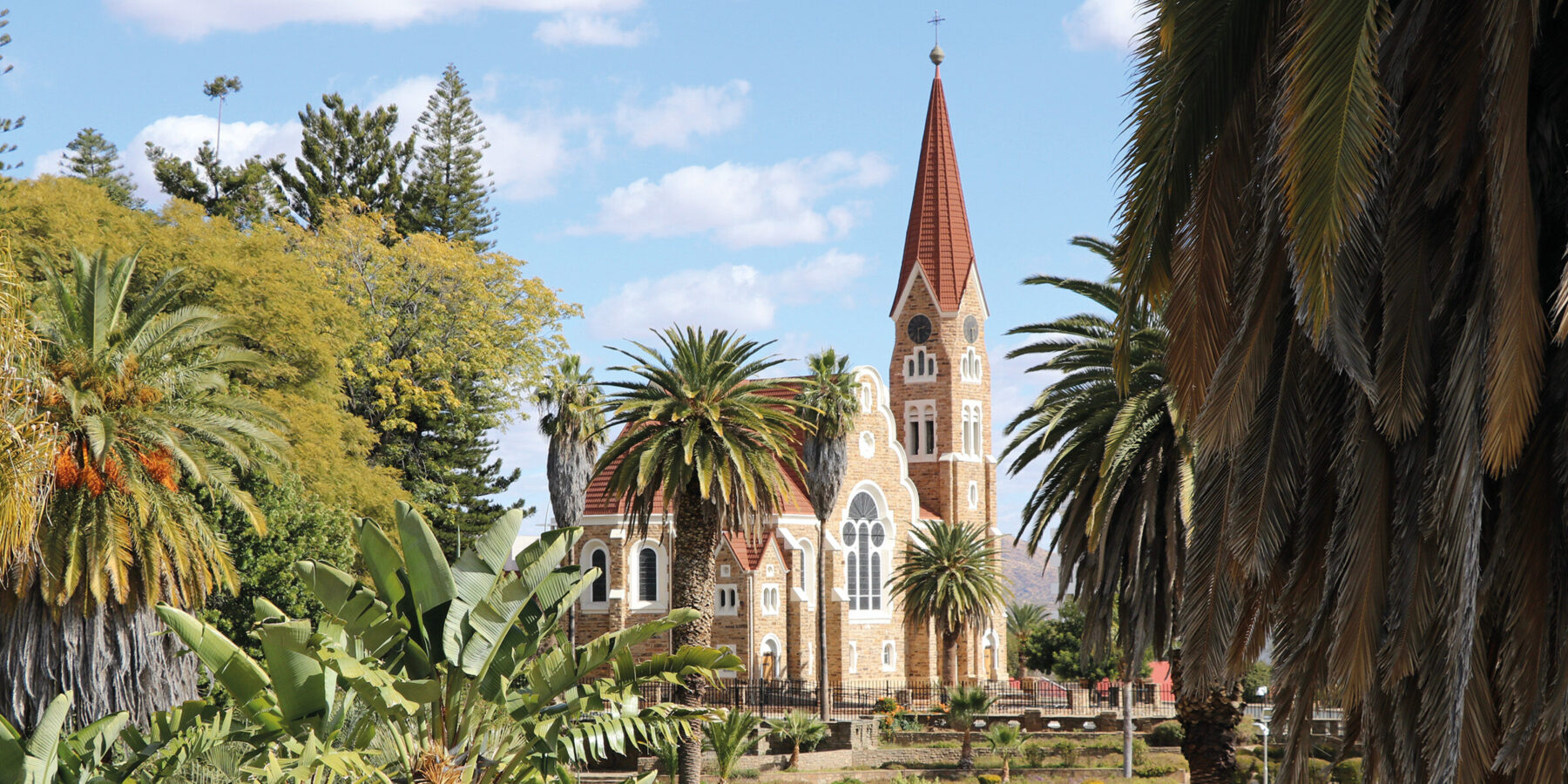 Christurkirche,:,Lutheran,Church,In,Windhoek,,Namibia