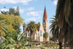 Christurkirche,:,Lutheran,Church,In,Windhoek,,Namibia