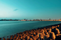 Marine,Drive,Mumbai,During,Night
