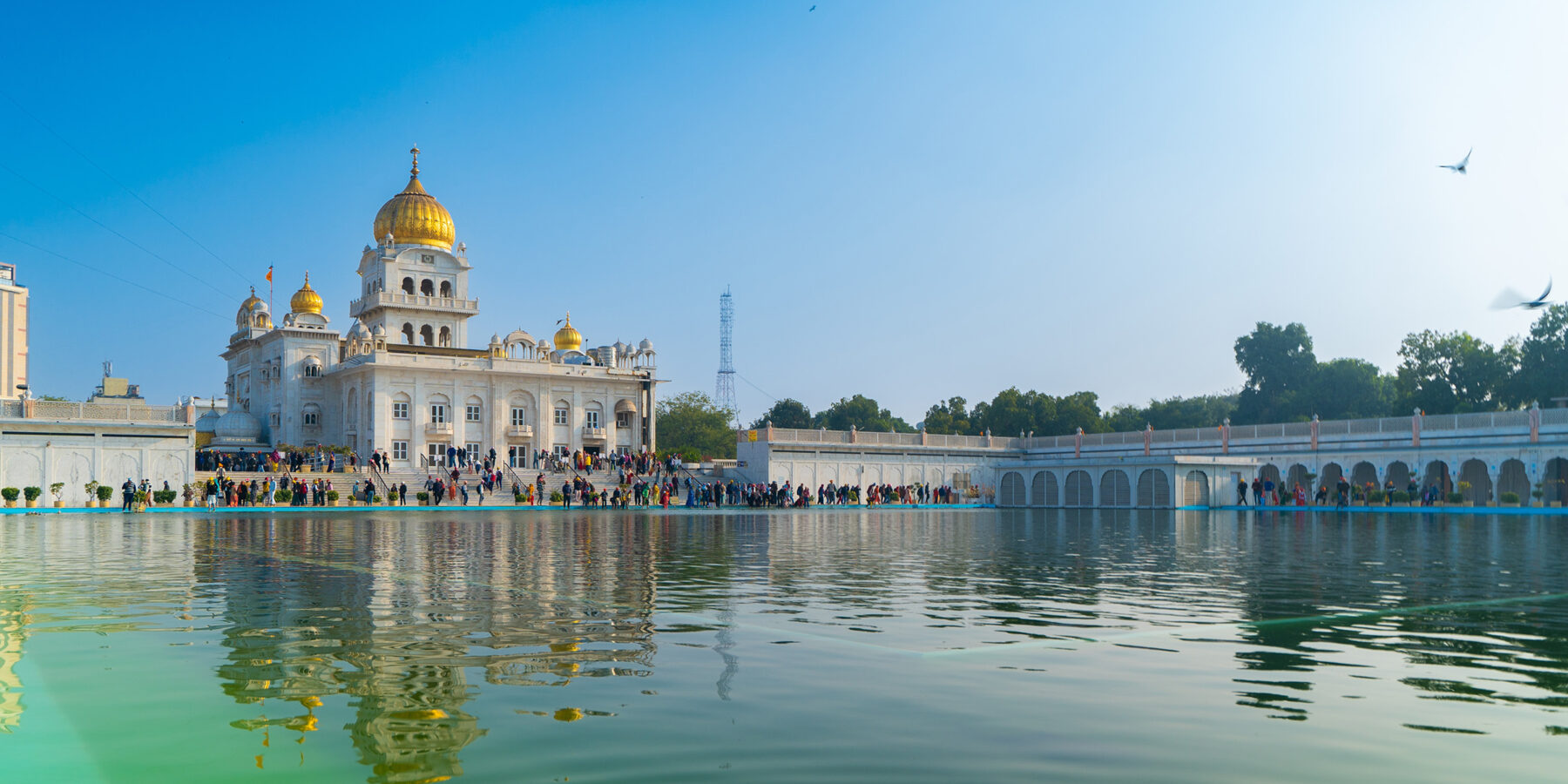 Gurudwara,Sri,Bangla,Sahib,Located,In,New,Delhi,,India