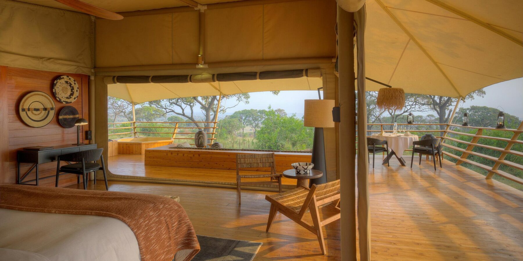 tented suite at Serengeti Bushtops